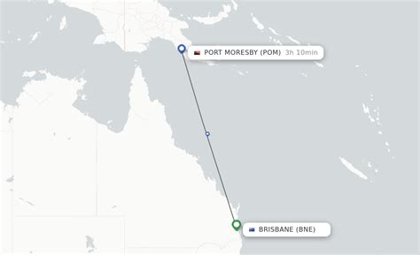 brisbane to port moresby flights.